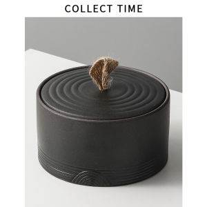 Thùng Rác Bàn Tròn Bằng Gốm Sứ Phong Cách Nhật Bản Cổ Điển Thùng Rác Bàn Trà Phòng Khách Thùng Rác Bàn Ăn Thùng Rác Đựng Đồ Dùng Gia Dụng