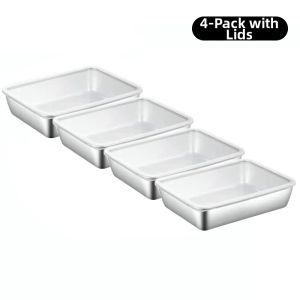 Stainless Steel Multi-functional Tray with Lid