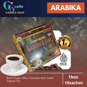 bubuk kopi susu robusta asli kopi instan cap kuda liar singgel origin