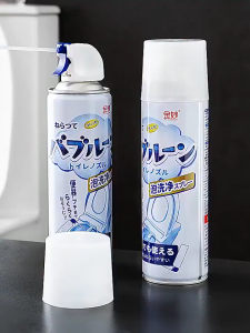 Xịt toilet tạo bọt Bubblene Nhật Bản 500ml – Diệt khuẩn Khử mùi Vệ sinh nhanh Hương chanh