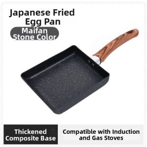 Mini Square Aluminum Flat Pan with Stone Coating