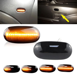 2PCS For MItsubishi PAJERO MIRAGE LEGNUM /Lancer GALANT LED Dynamic Side Marker Turn Signal Light No Error Sequential Blinker
