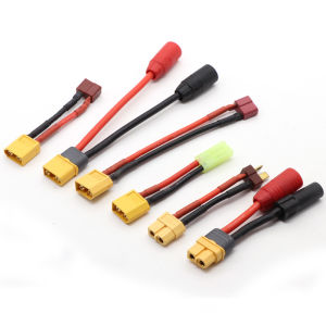 ชุดสายเคเบิลต่อแบบหลากหลายสำหรับโมเดลเครื่องบินไร้คนขับ FPV โรงงานฝัน สายเคเบิลต่อ XT90 XT60 XT30 T-Plug EC5 AS150 XT150 JST Fieldwork