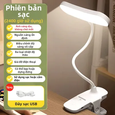 Đèn Bàn Kẹp Điều Khiển Từ Xa Bảo Vệ Mắt