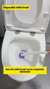 36Pcs Disposable Toilet Brush Cleaning Kit Replacement Head Long Handle Restroom Wc Bathroom Tool Accessories