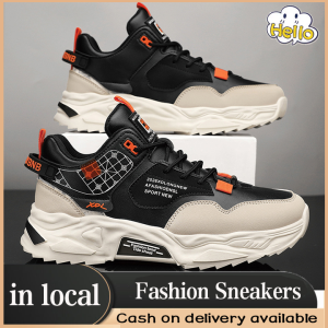 Men's Sports Shoes: Casual Rubber Shoes, Korean Fashion Sneakers & Height Increase Options