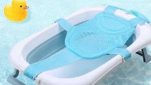 Jaring Bak Mandi Bayi alas mandi bayi Anti Slip Baby Bath Helper