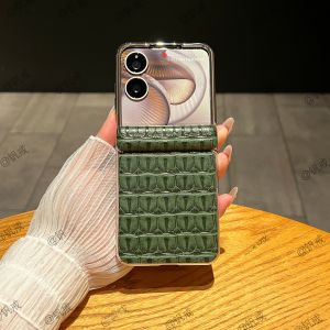 Ultra-thin Crocodile Back Pattern Hinge Protective Case for Xiaomi MIX Flip2 Phone