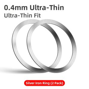 HAISENLE | Wireless Charging Ultra-Thin Magnetic Metal Accessory Ring for Car Mount and Charging with Strong Magnetic Force