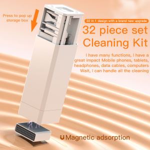 ZUZG 32 in 1 Computer Keyboard Cleaner Brush Kit Earphone Cleaning Pen For Headset Keyboard Cleaning Tools Cleaner Keycap Puller Kit