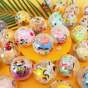Pull Back Car Puzzle Egg Ball Head Portrait One Yuan Gashapon Machine Gift Kindergarten Student Reward Small Toy Twisted Egg Blind Box