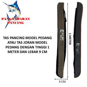 Tas alat pancing tas joran tas pancing berbentuk pedang