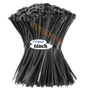 1-1000pcs Plastic Flanges Ties Cable Greenhouse Plastic Straps Velcro Nylon Cable Ties Clamp Self-locking Fastening Wire Ties