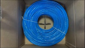 50m/100m/305m Cat5e  Indoor Cable Utp Lan Cable Patch Cord Cable High Quality - Blue