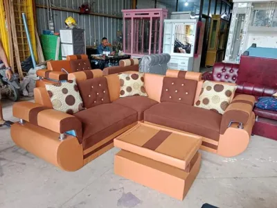 sofa L sudut