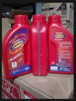 PAKET HEMAT 3(PCS) OLI PERTAMINA MESRAN SUPER 20w 50 - 0.8 .OLI MESRAN SUPER 800ml