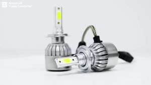 ✅ 2 PCS Lampu Led Utama Depan Mobil Headlamp LED COB H4 Cool White