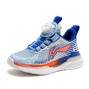 Kids Sneakers Cool Fabric Honey Pink Sports Shoes Rotating Buckle Non-Slip 27-38 Flexible Lightweight Girls Boys New Fashion Style Durable Nursery Casual Comfy Leisure Primary School Students Kindergarten 5s Infants Lively Cute Children Running Footwear