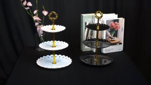 Rak Kue Susun 3 Tingkat Detachable Cake Stand Display / rak makan kue buah / rak serbaguna