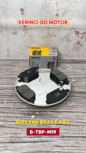 Birkens TBP-M19 Kampas Rem Belakang Brake Pad Vios 07-13 Yaris S Trd 09-22 Corolla Altis 07-19
