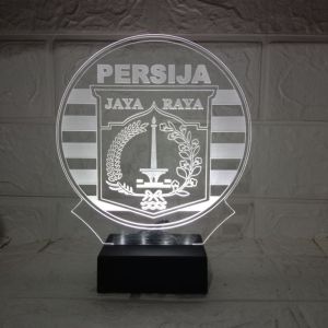 lampu hias logo Persija Jakarta