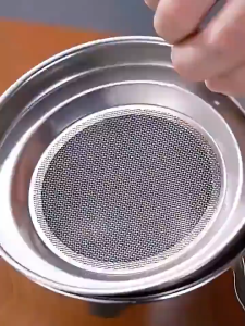 Stainless Steel Oil Filter Pot Oil Dispenser with Fine Mesh Strainer for Kitchen Storage and Grease Container