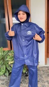 jas hujan garuda celana warna navy