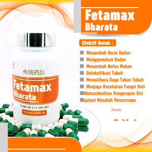 Fetamax Bharata - Penambah Berat Badan Alami Paling Ampuh Meningkatkan Nafsu Makan