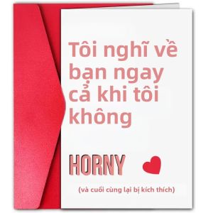 Thẻ Quà Tặng Ngày Lễ Tình Nhân Vui Nhộn Dành Cho Mọi Người - Món Quà Hoàn Hảo Cho Ngày Lễ Tình Nhân Dành Cho Bạn Trai Bạn Gái Và Các Thành Viên Trong Gia Đình
