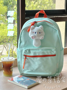 Durable Casual Lightweight Dual-Shoulder Backpack for Junior And Senior High School Girls Student Bag with Multiple Compartments