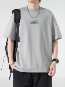 Warrior | Cotton T-shirt Loose Drop Shoulder Youth Style