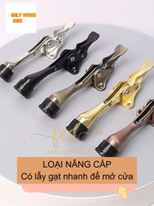 Chặn Cửa An Toàn Móng Ngựa Có Lẫy Gạt Phong Cách Hiện Đại - Phụ Kiện Bảo Vệ Cửa Nhà