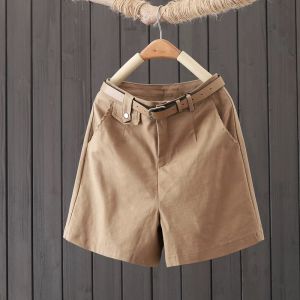 Korean Fashion Casual Style High-Waisted Loose Slim Fit Womens Shorts