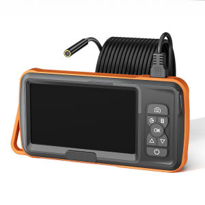5 IPS Screen Borescope Autofocus 8mm Camera 1920P Split Design IP67 Industrial Endoscope Inspection Camera for Pipe Car Sewer