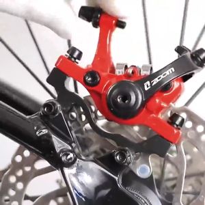 ZOOM Disc Brake Mountain Bicycle Aluminum Alloy DB680 Disc-Brake MTB Road Bike Line Pulling Mechanical Caliper Disc Brake Dual BrakeFront Rear Pair