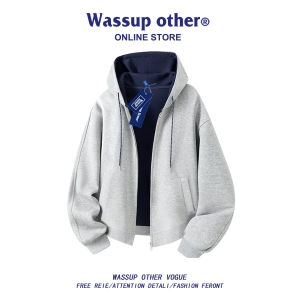 Mens Casual Hooded Cardigan Sweater