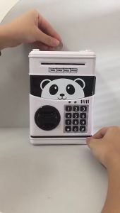 Mini Cartoon Deposit ATM Saving Box Money Bank Tabung ATM with Password Digital Unlock