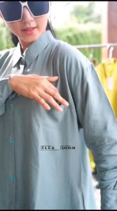 KEMEJA WANITA POLOS OVERSIZE JUMBO RAYON PREMIUM ATASAN WANITA TERBARU LENGAN PANJANG