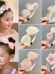 WAMEN | Non-constricting Slip-resistant Pink Bow Headband with Teeth for Girls