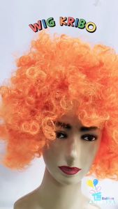 Wig Merah & Rambut Palsu Kribo Allsize: Cara Membeli dan Menggunakan
