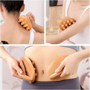 14 Beads Gua Sha Massage Brush Dredge Meridian Brush Relieve Pain Waist Leg Body Scraping SPA Therapy Anti Cellulite Relaxation Tool