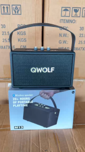 ลำโพงบลูทูธ รุ่น M13 รองรับ AUX/TF/USB ปรับเบสได้ ดีไซน์สวย เสียงดี เบสแน่น มีหูหิ้ว เก็บแบตในตัว เสียงเพราะนุ่มๆ