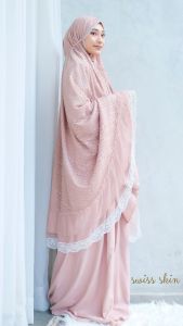 Mukena Swiss by Dalanova 100% Mukena Katun Jumbo