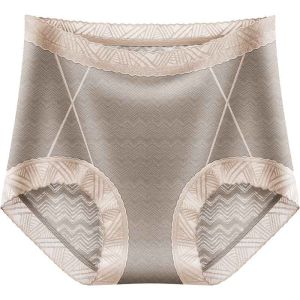 DREAM TIME | Antibacterial High Waist Pure Cotton Underwear Womens Plus Size Breathable Comfortable Spring New Style Short Pants