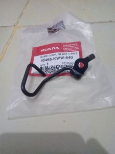 bracket breket dudukan kabel rem depan guide comp fr brake cable revo 110 f1 revo 110 new original honda 45465KWW640