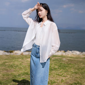 XIANGYING | Cool Feeling Lightweight Shirt Jacket