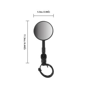 กระจกมองหลังสกู๊ตเตอร์ไฟฟ้าสำหรับ Xiaomi M365 1S Mi3 สำหรับ Ninebot Max G30 G3 G2 F3 E3 ZT3 F20 F30 F40 อะไหล่กระจกมองหลังเพื่อความปลอดภัย