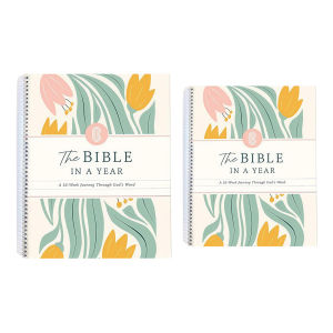 The Bible in A Year Spiral Bible Study Guide Leak-Proof Womens Bible Study Plan 52 Week Study Guide Book for Friend Gift