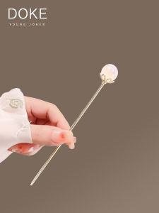 Pearl Hairpin Women's Simple New Chinese Style Hair Accessories Daily Bun Hairpin 2023