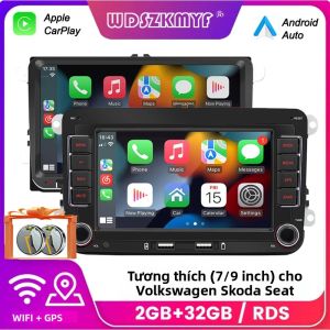 Đầu Android 13 Cho Xe VW Volkswagen Golf 5 6 Touran Passat B6 Jetta MK5 MK6 Đầu Đa Phương Tiện Đầu Radio Thông Minh